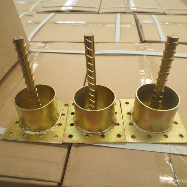 Topfix Manufacturer Popular Hot Selling Carbon Steel Metal Post Anchor