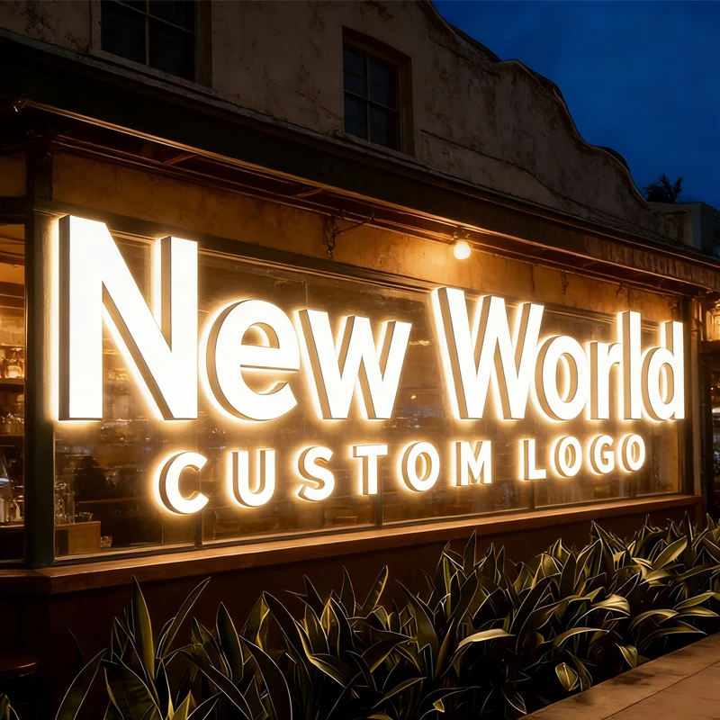 Custom 3D LED Letter Signs for Storefront Business Outdoor Advertising