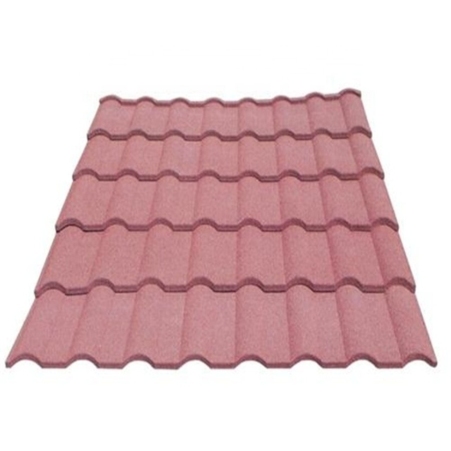 Durability Stone Chip Roof Tiles Aluminum Metal Shingles Stone Coated