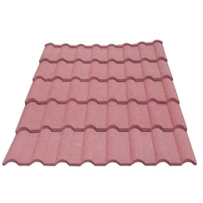Durability Stone Chip Roof Tiles Aluminum Metal Shingles Stone Coated