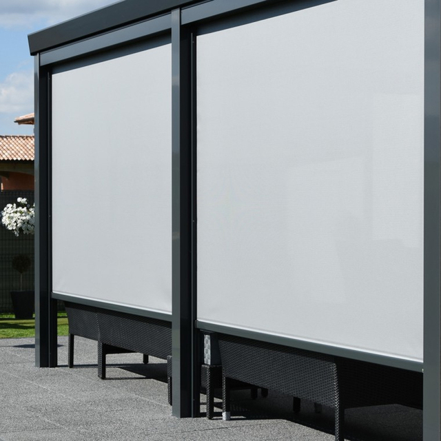 Modern Aluminum Pergola Curtains Zip Screen