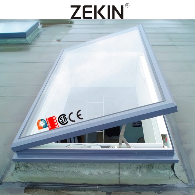 Customized Aluminum Electric Skylight Roof Attic Sun Window Room Basement