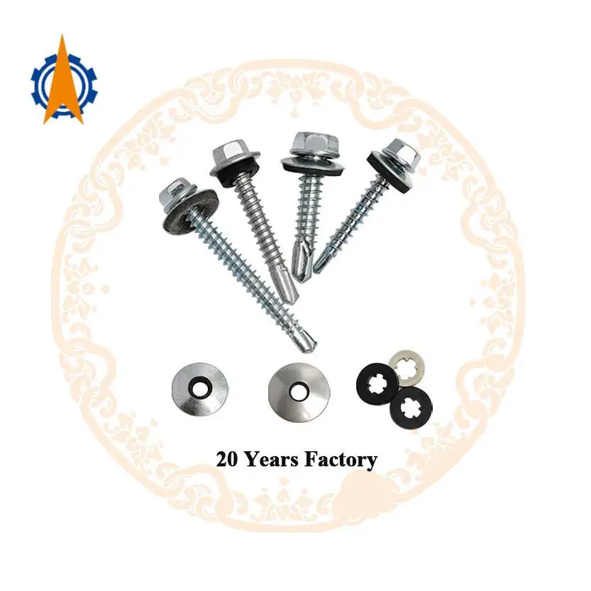 Hex Head Flange Tek Outer Hexagonal Self-drilling Screws Roofing Screw Fastener