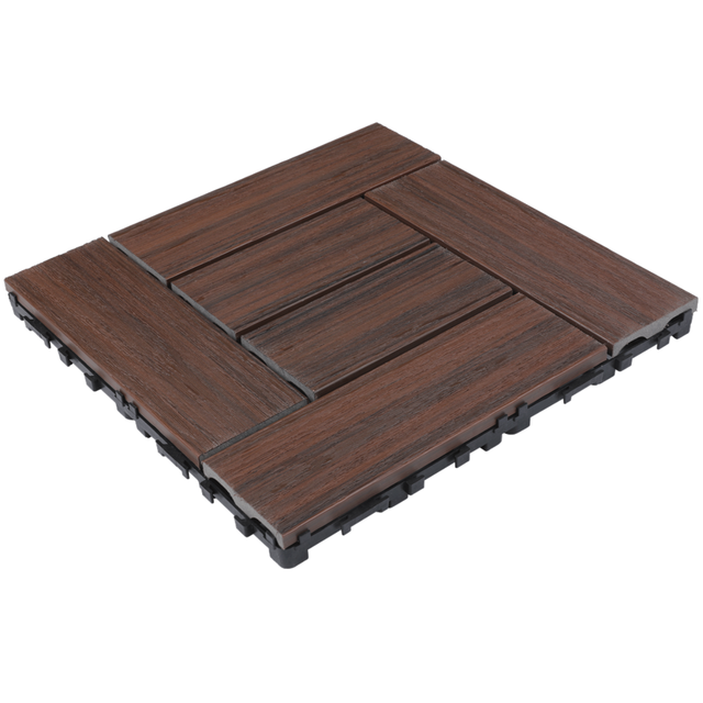 China Made Lvsen DIY WPC Decking Interlocking
