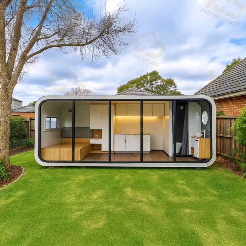 Customizable Movable Apple Capsule House Sleepout