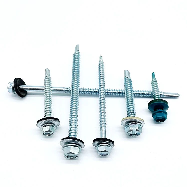 Fasteners Hex Head Self Drilling Screw with Epdm Washers Roofing Screw Fastener