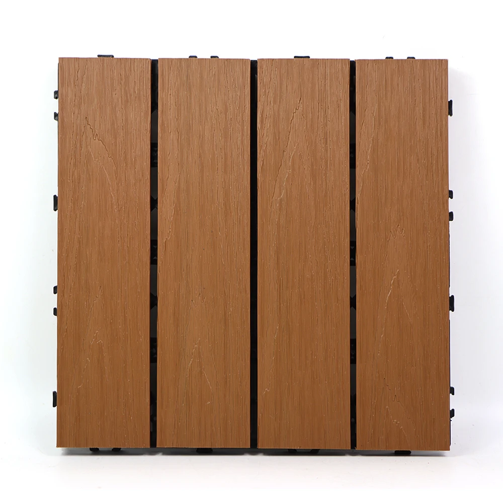 Co-extrusion Waterproof Square WPC Decking Tiles