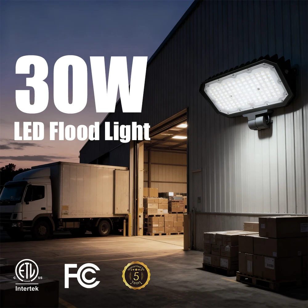 Switchable Wattage Tunable LED Floodlight 10W-30W