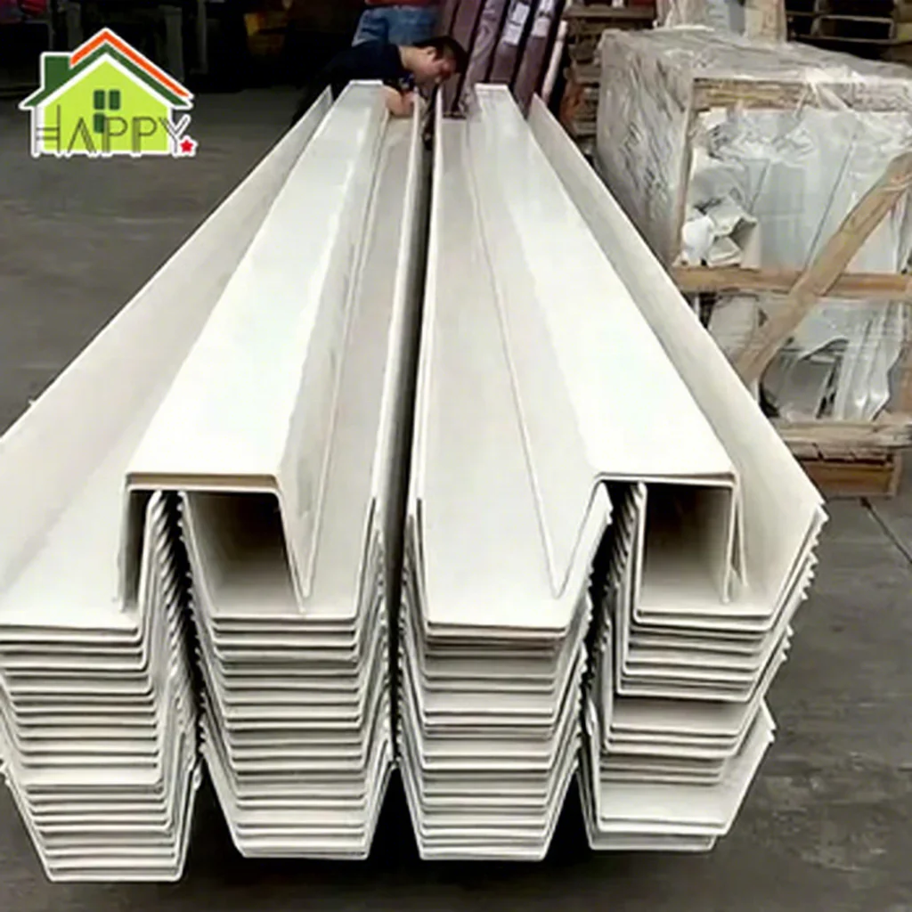 Long Life Time Roof Tile Gutter Rain PVC Rain Gutter Drainage System