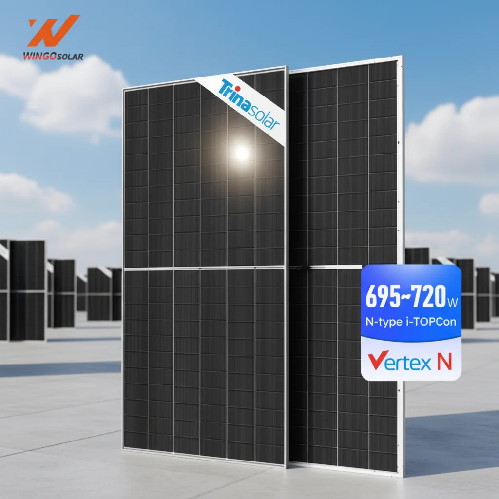 Trina Solar 720W N-Type Panel for Commercial Use