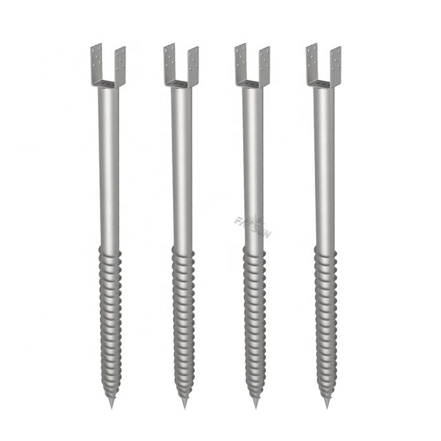 FarSun Galvanized Post Supports 4X4 Post Anchor Ground Spike