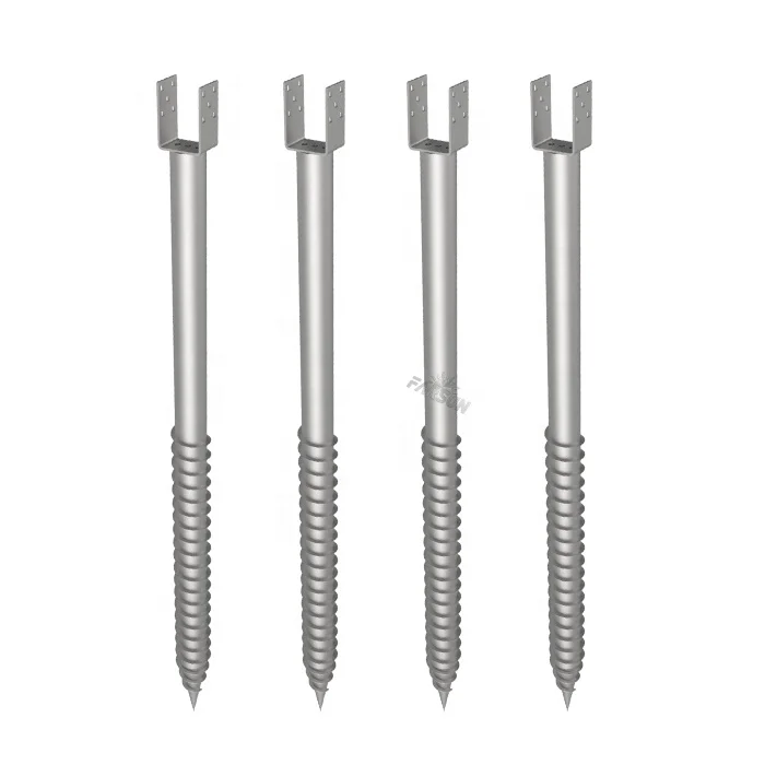 FarSun Galvanized Post Supports 4X4 Post Anchor Ground Spike