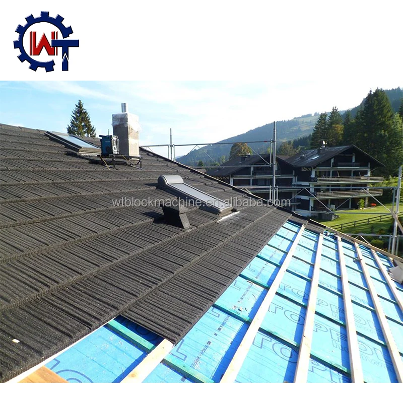 New Style Light Weight Roofing Shingles Prices Stone Coated Metal Roof