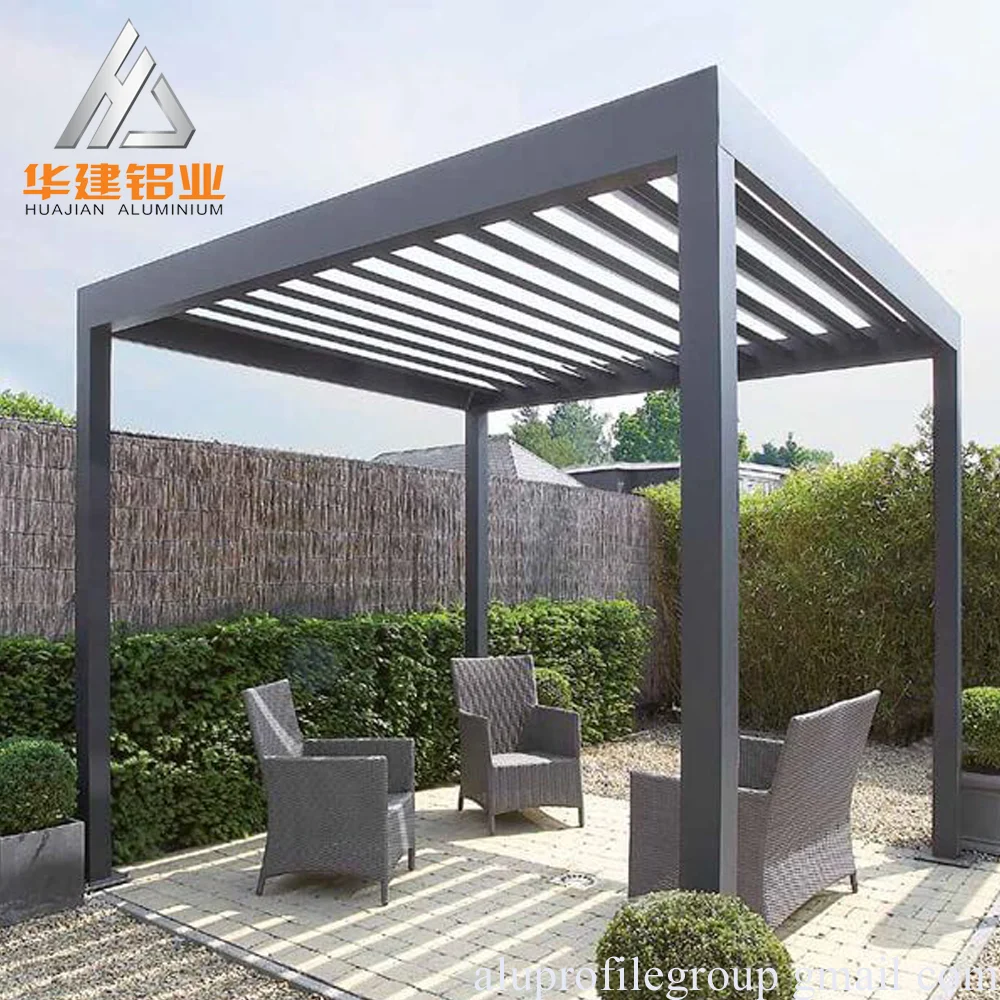 China Manufacturer Modern Aluminum Pergola Outdoor