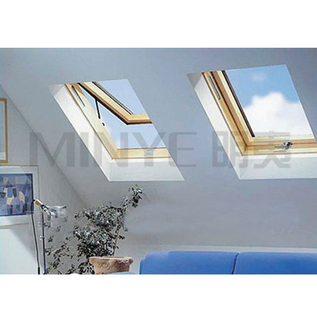 Balcony Aluminum Roof Tempered Transparent Glass Skylight