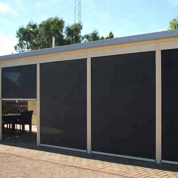 Remote Control Windproof Roller Blinds Shades