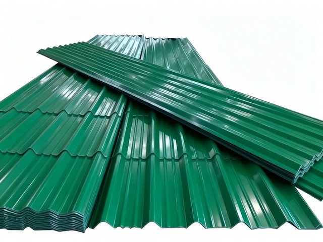 PPGI Coated Corrugated Steel Roofing Sheets Color Coated Metal Sheets