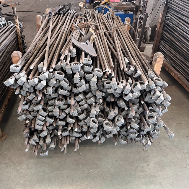 Triple Eye Screw Helical Post Ground Anchors for Guying Wires