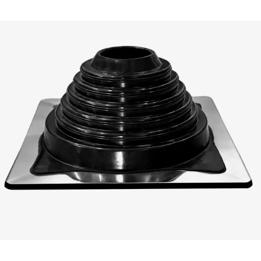 OEM Flexible RoofPipe Boot Metal Roofing Pipe Flashing Black