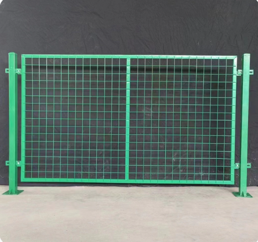 Hot Sale Powder Coated Temporary Fence Movable Guardrails Metal Fence Panel