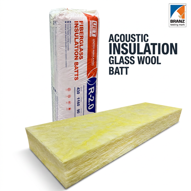 Branz AS/NZS 4859.1 Thermal Insulation Glass Wool Batt R2 70mm