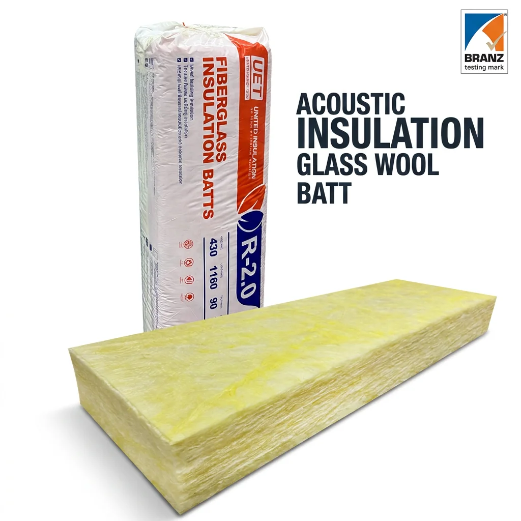 Branz AS/NZS 4859.1 Thermal Insulation Glass Wool Batt R2 70mm