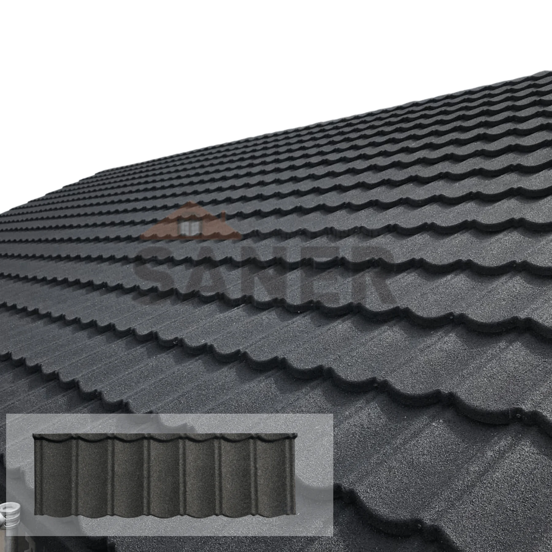 Saner Metal Roof Tiles Manufacturer High Performance Waterproof Colorful