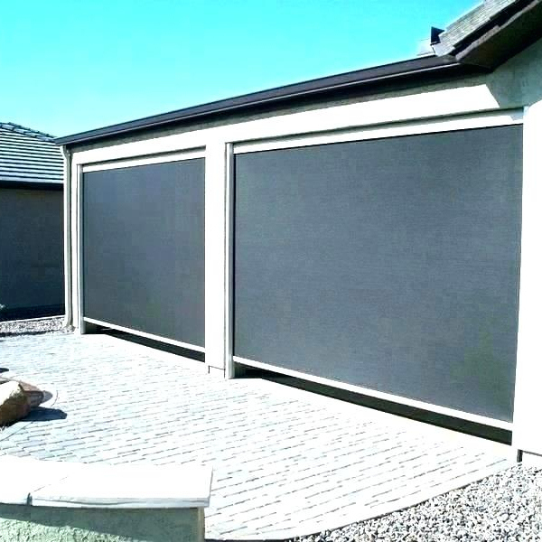 Waterproof Retractable Shutter Sun Windproof