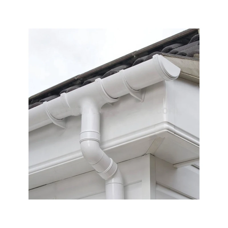 Top Quality Easy Install Roof Drainage System PVC Gutter & Downspout for House Building