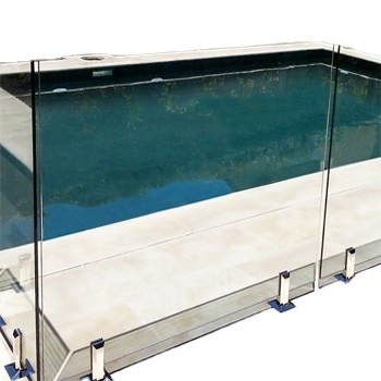 Standard 10mm 12mm Thick Tempered Safty Glass