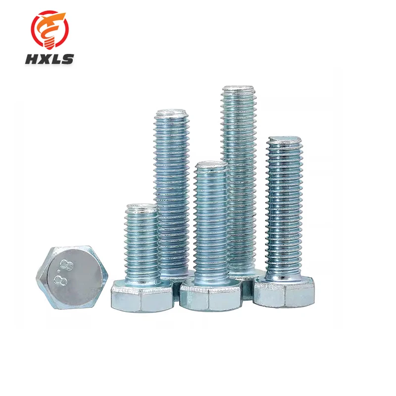 DIN933 DIN931 M6-m36 M10 8.8 Grade Galvanized Hex Head Bolts