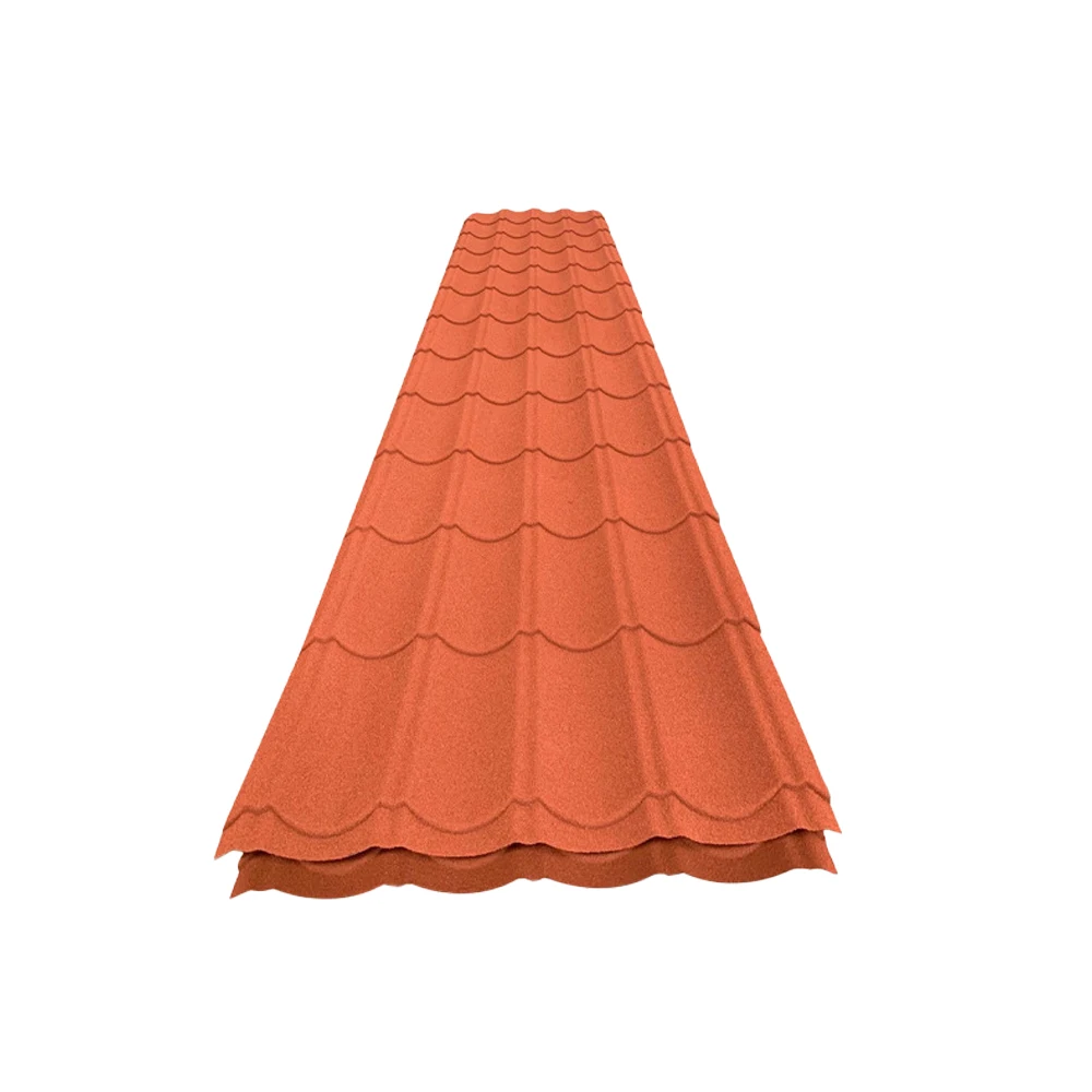Interlocking Stone Coated Metal Roof Tiles Easy to Install for Warehouse