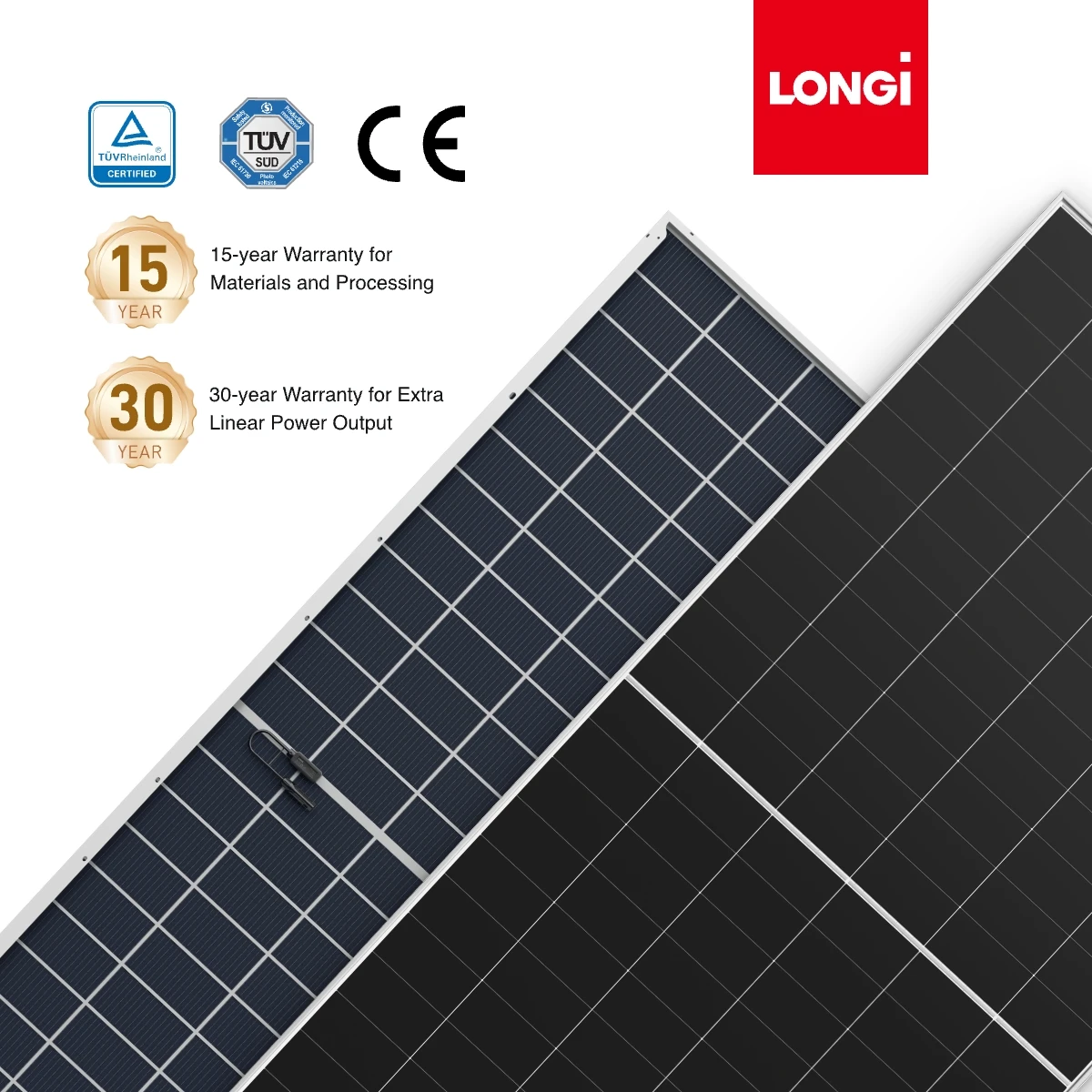 LONGi Solar 650W N-Type PV Module for High Energy Demand
