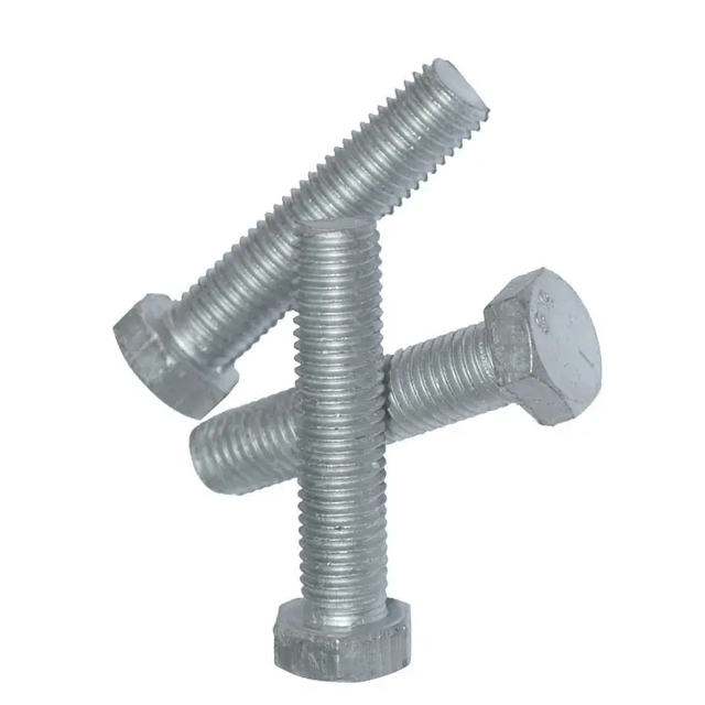 HDG Galvanized Steel 8mm Diameter Hex Bolt Nut Grade 8.8