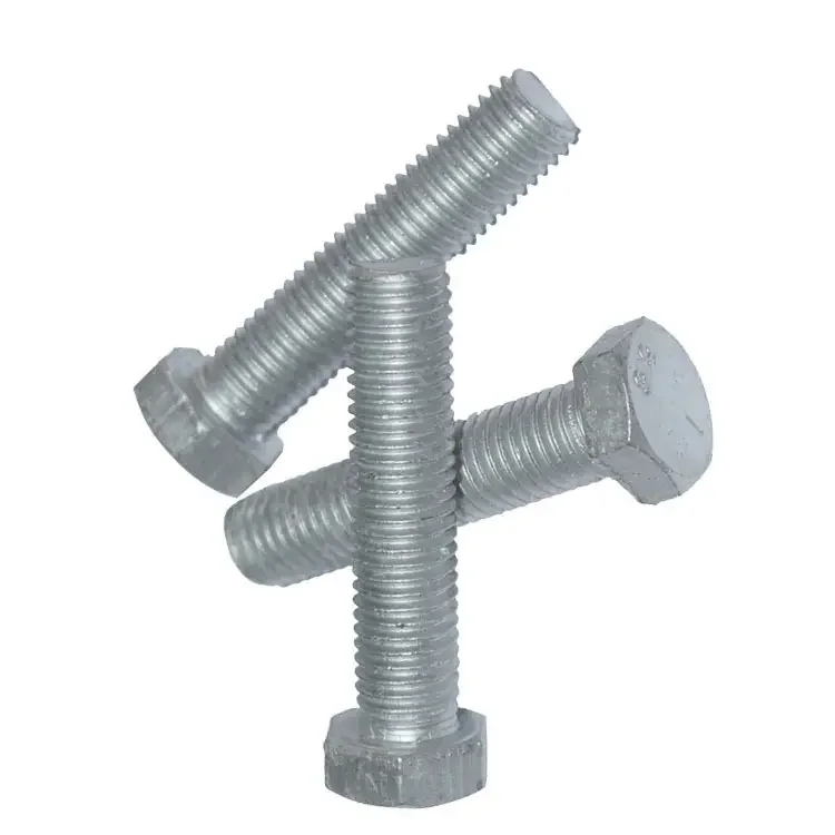 HDG Galvanized Steel 8mm Diameter Hex Bolt Nut Grade 8.8