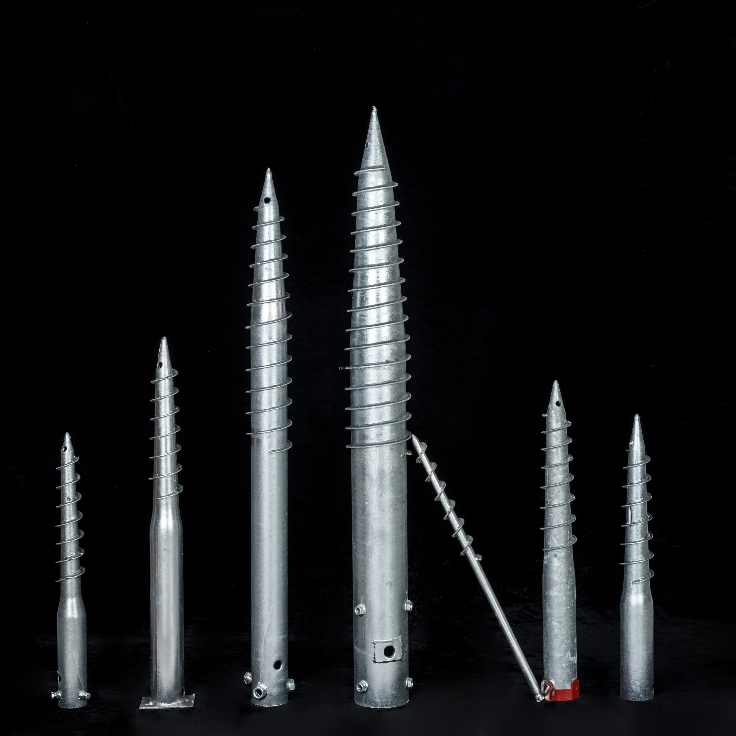 Solar Project Ground Screw Anchor Post Anchor Pile Galvanized