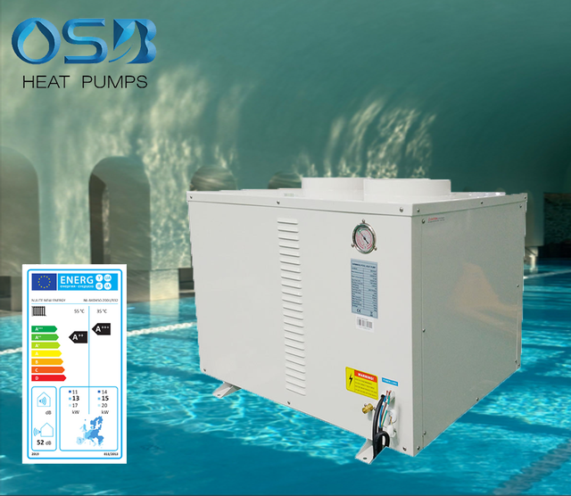 Pool Heat Pump Air Water Heater 35-86kW Inverter