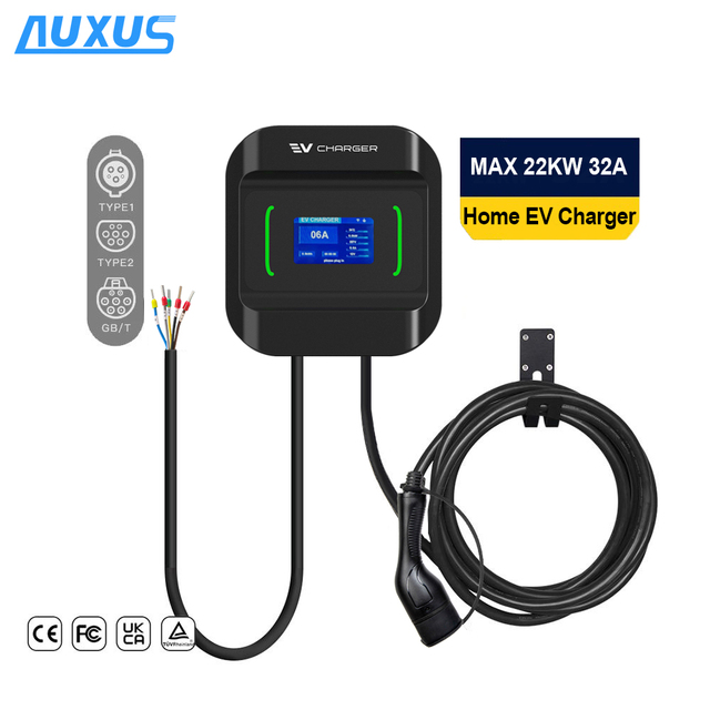 7kW to 22kW Smart Wall-mounted EV Charger