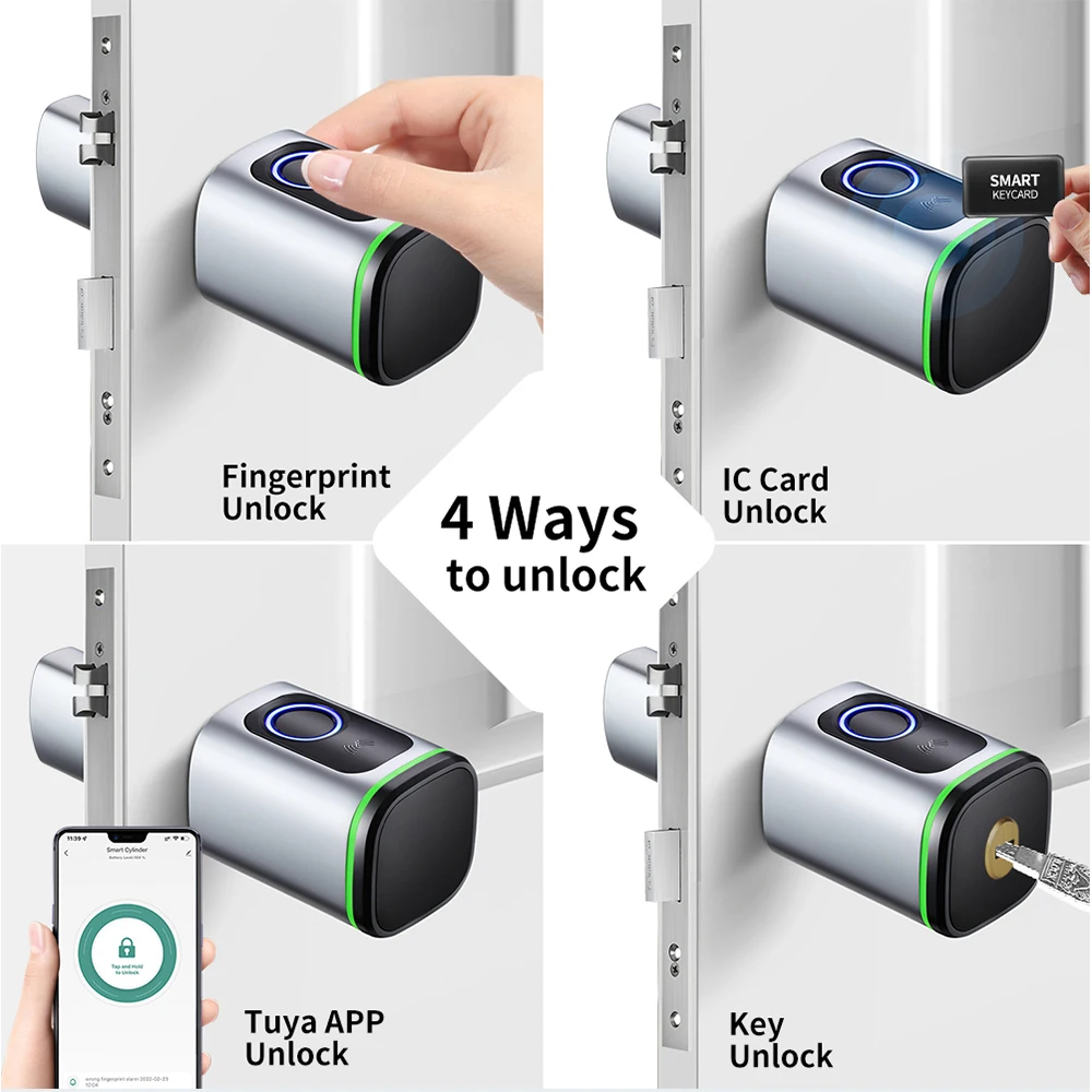 High Security Anti Theft Smart Door Lock Tuya Smart Life