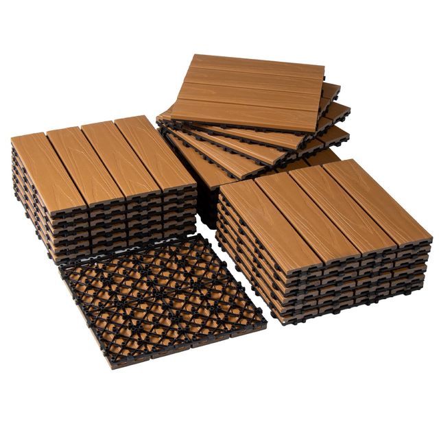 Outdoor Waterproof Co-extrusion WPC Decking DIY