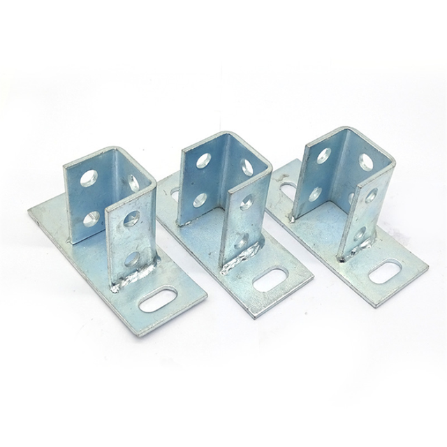 Heavy Metal Wood Beam Bracket for Stained Glass Bed Frame