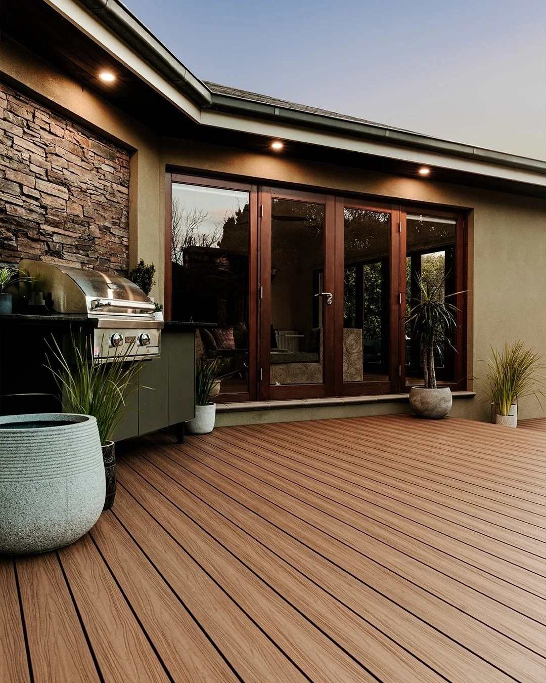 Teak Color High Quality Decking Outdoor WPC