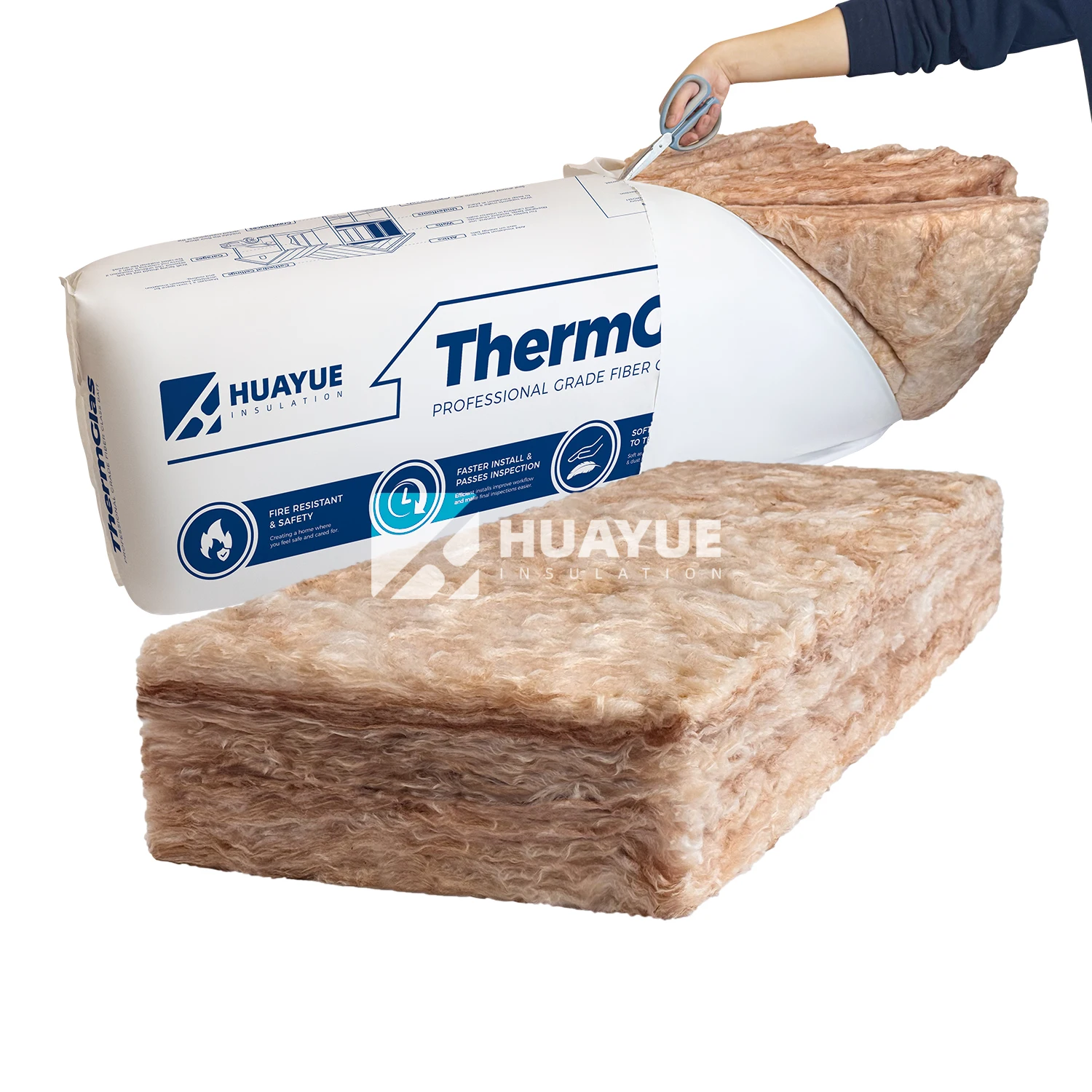 Free Sample AS/NZS 4895.1 Insulation Fiberglass Batts Wall Ceiling