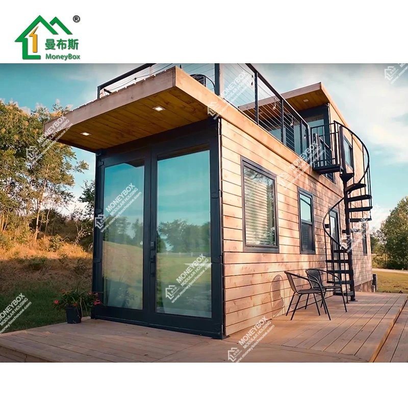 Trending Pre-Built Log Manufactured Tiny A-Frame House