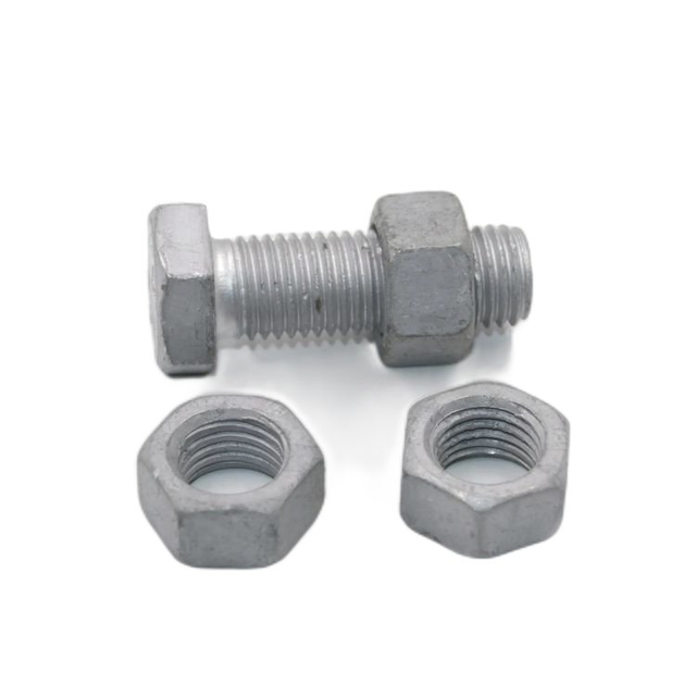DIN931 Half Threaded Carbon Steel Hot-Dip Galvanized Bolts