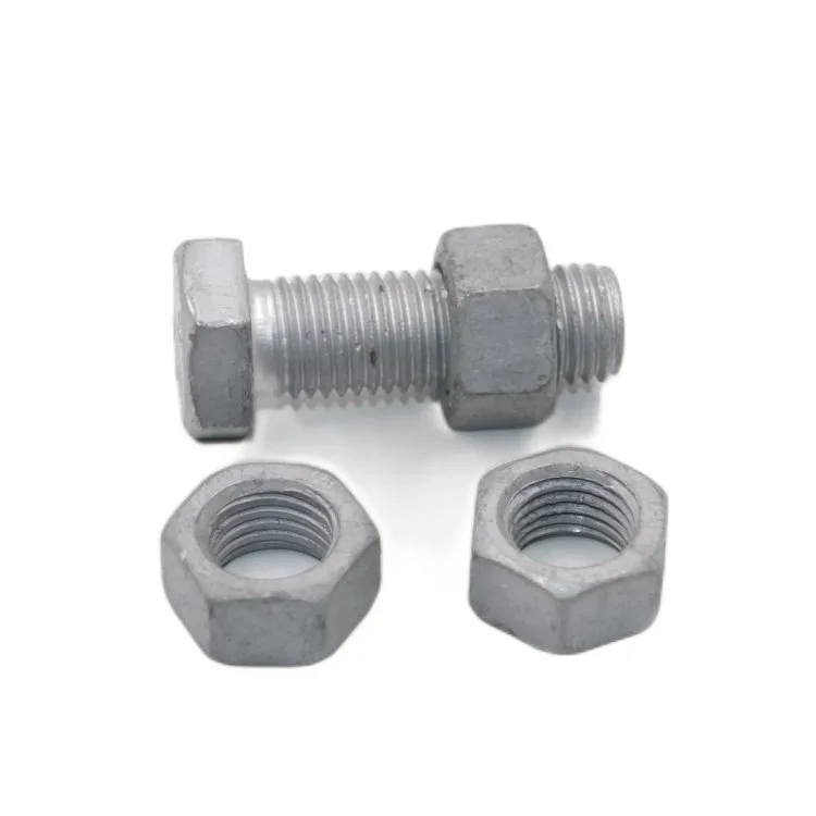 DIN931 Half Threaded Carbon Steel Hot-Dip Galvanized Bolts