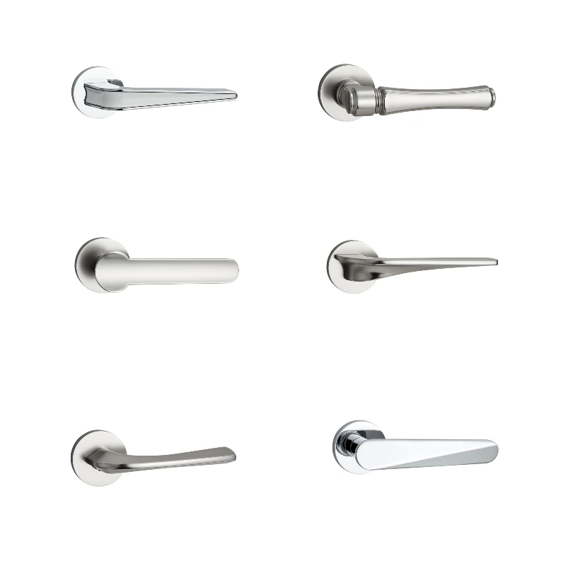 Zinc Alloy Lever Door Handle Design for Wooden Doors