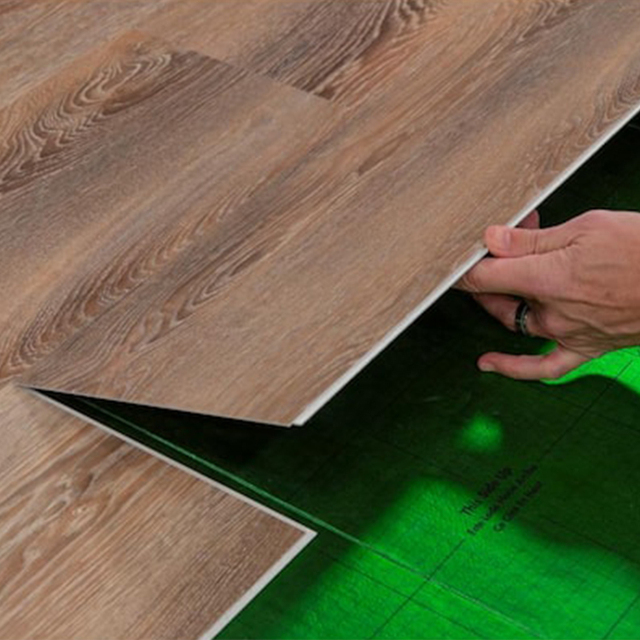 Uv Coated Vinyl Floor Tile Interlocking Spc Flooring 22 Mil Luxury Rigid