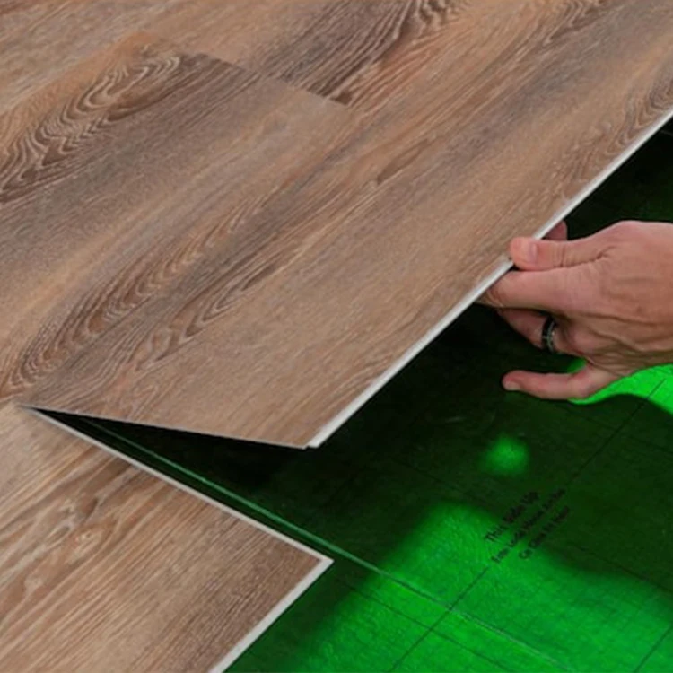 Uv Coated Vinyl Floor Tile Interlocking Spc Flooring 22 Mil Luxury Rigid