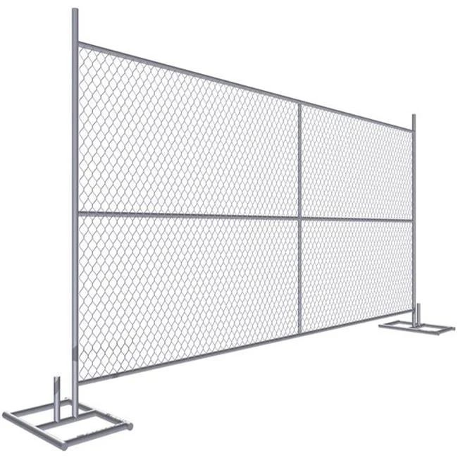 6ft X 10ft Heavy Duty Temporary Fence with Base, Easy Installation for Construction